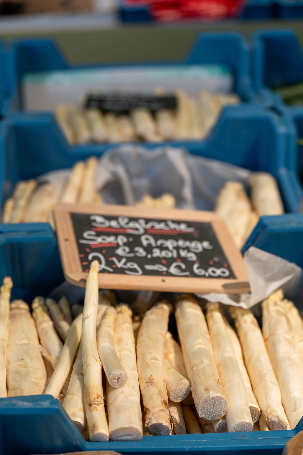 Asperges van Gebroeders Vercammen, één van de vele seizoensgroente.